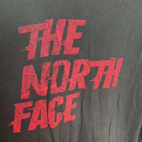The North Face RARE Black & Red Life Rings Short Sleeve Tee Size XXL - Picture 3 of 5